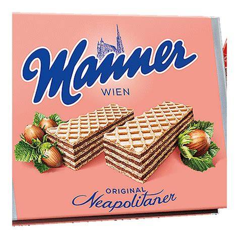 Manner Vollkorn Waffeln mit Haselnusscreme