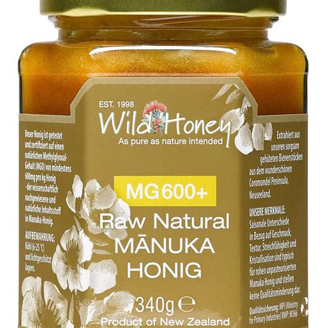 Manuka Honig Dosierungstabelle MGO-Werte
