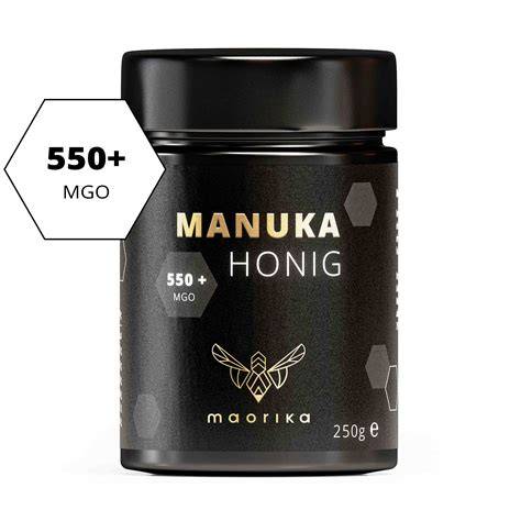 Manuka Honig Glas mit verschiedenen MGO-Werten zur Auswahl