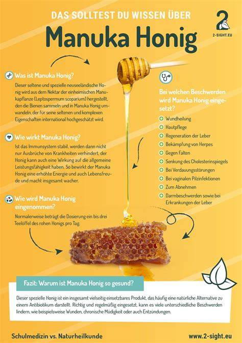 Manuka Honig Lagerung und Anwendung