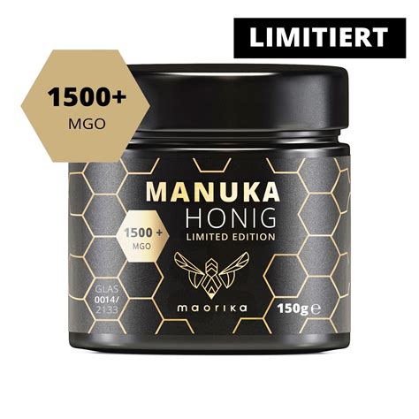 Manuka Honig mit MGO- und UMF-Zertifizierung auf Produktetiketten