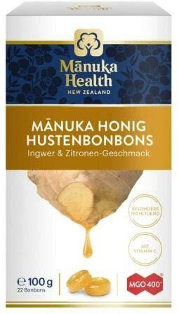 Manuka Lutschbonbons Dose geöffnet