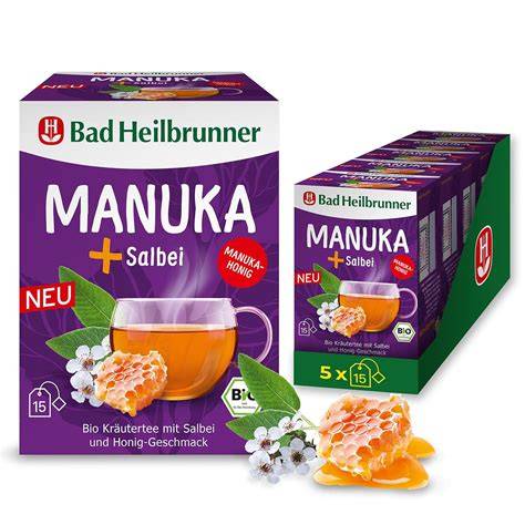 Manuka-Honig als Brotaufstrich und in Tee