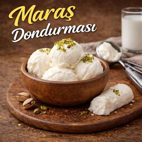 Maraş Dondurması vom Straßenverkäufer