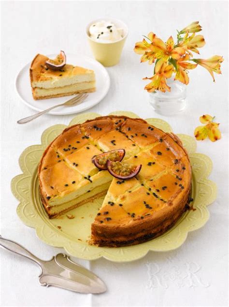 Maracuja Frischkäsekuchen