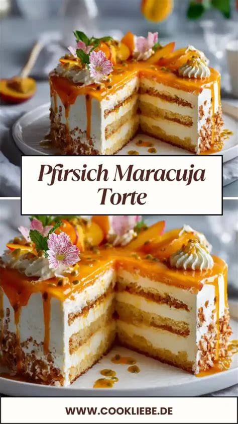 Maracuja-Guss wird vorbereitet und über die Torte gegossen