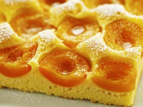 Marillen-Blechkuchen Zutaten Übersicht
