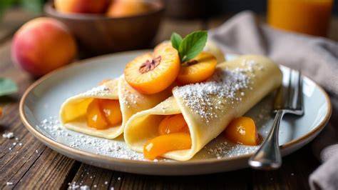 Marillenpalatschinken mit klassischer Marmelade