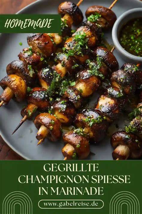 Marinierte Spieße mit Inwer, Knoblauch und Honig