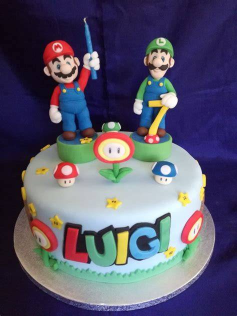 Mario und Luigi Torte, verschiedene Designs und Dekorationsideen