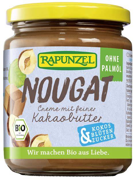 Markenübersicht Nougat ohne Palmöl