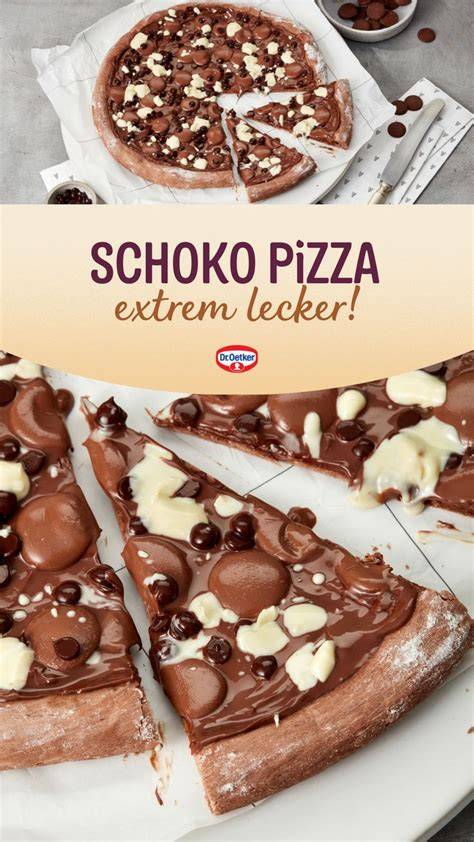 Marketingkampagne: Slogan und Werbemittel der Dr. Oetker Schoko-Pizza