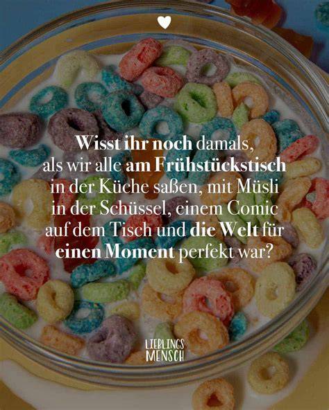 Marmelade auf dem Frühstückstisch mit lustigem Spruch