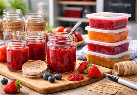 Marmelade richtig lagern für lange Haltbarkeit