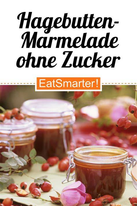Marmelade-Zutaten: Hagebutten, Apfelsaft, Zucker