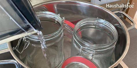 Marmeladen-Gläser sterilisieren und befüllen