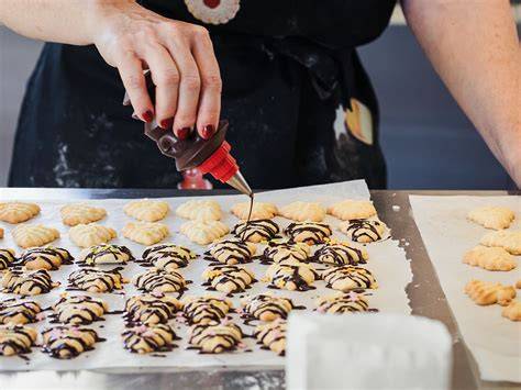 Marmeladen-Kekse - Schritt für Schritt: Formen, Füllen, Backen