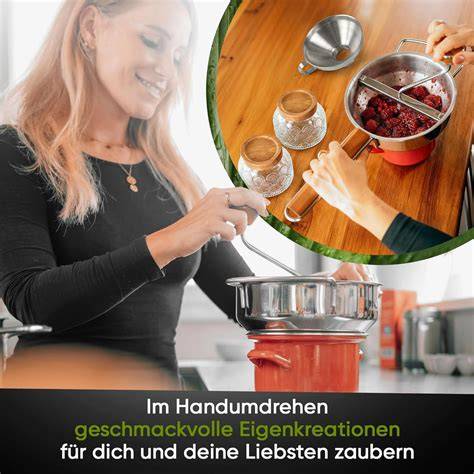 Marmeladengläser und Trichter
