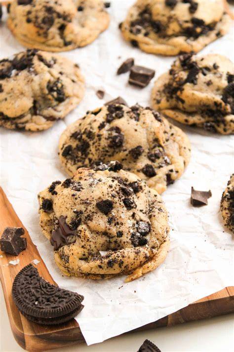 Marmor Cookies mit Oreo-Stückchen und Schokostücken