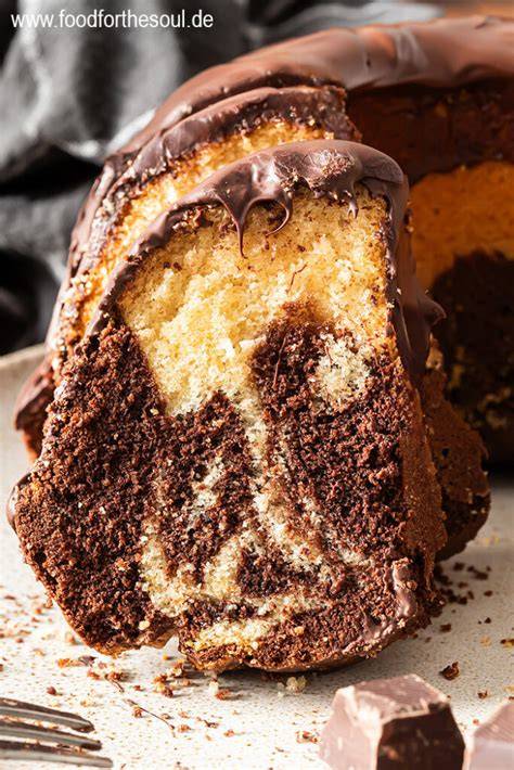 Marmor-Kuchen Muster mit Gabel-Technik