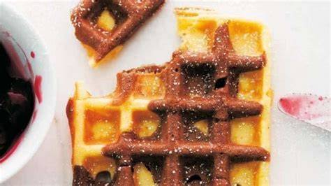 Marmorierte Schokowaffeln nach Johann Lafer