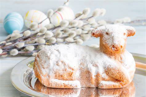 Marmorierte und nussige Varianten des Osterlamms
