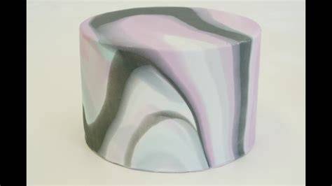 Marmorierter Fondant: Beispiel und Struktur