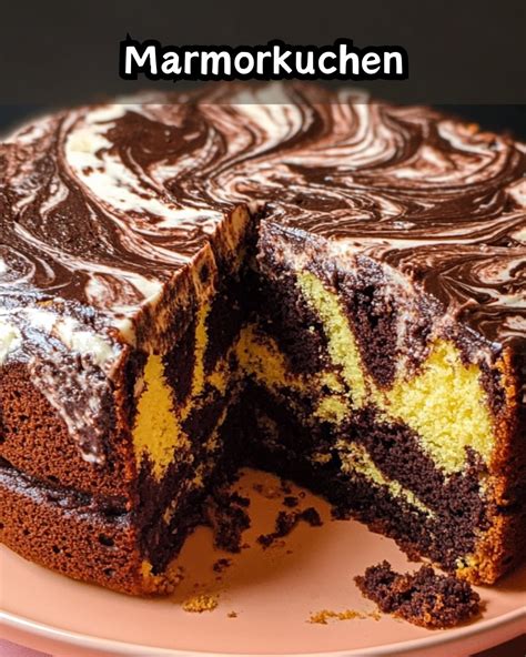 Marmorkuchen-Variante mit Schoko-Teig