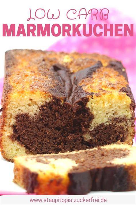 Marmormuster im Low-Carb-Marmorkuchen