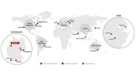 Mars Produktionsstandorte weltweit, globale Expansion