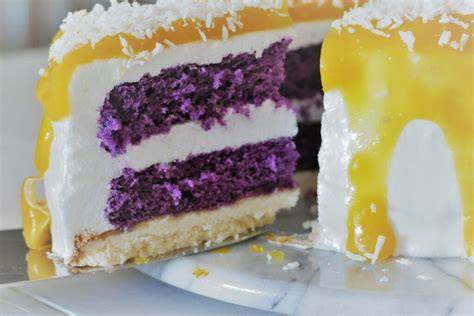 Marshmallow-Torte Anschnitt