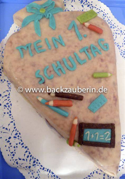 Marzipan überzogene Schultüte in Pastelltönen