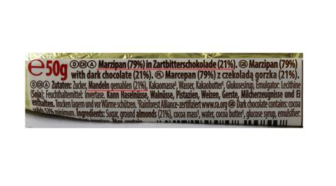 Marzipan Qualität und Zutaten