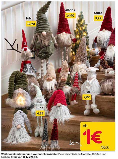 Marzipan Weihnachtsmänner verschiedener Farben und Größen