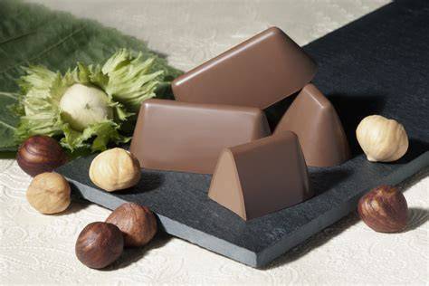 Marzipan und Gianduja Zutatenauswahl