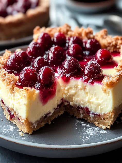Marzipan-Beerenkuchen mit Streuseltopping
