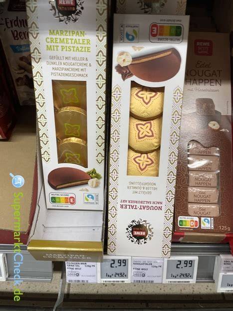 Marzipan-Sortiment bei REWE