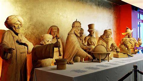 Marzipanfiguren im Lübecker Marzipan-Museum
