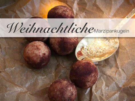 Marzipankugeln als Geschenk verpackt