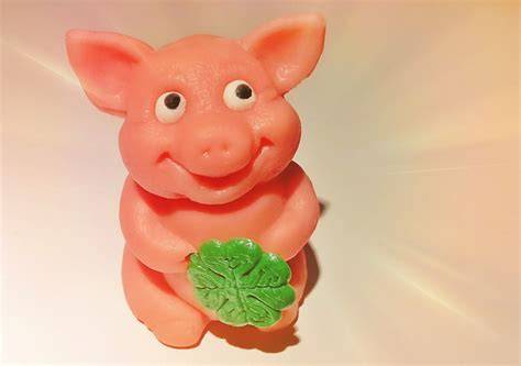 Marzipanschwein Einzelteile