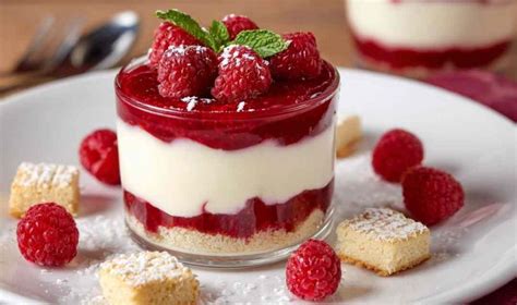 Mascarpone-Creme mit fruchtiger Beerenschicht