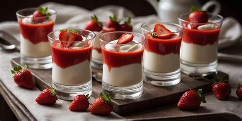 Mascarpone-Quark-Creme mit Erdbeersoße