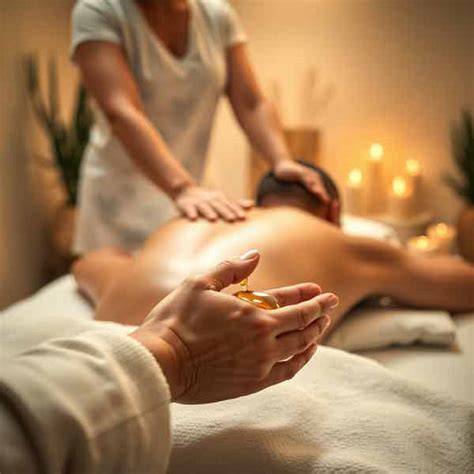 Massage mit Olivenöl