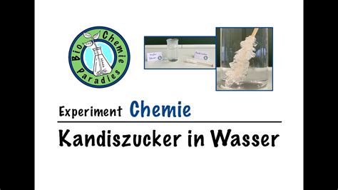 Materialübersicht zum Kandiszucker Experiment