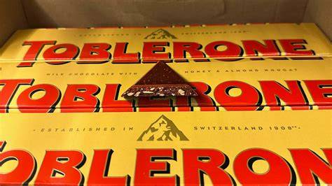 Matterhorn-Logo auf Toblerone Verpackung (historisch)