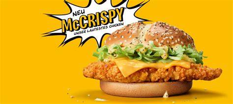 McCrispy Honig Senf Burger Zutaten Infografik