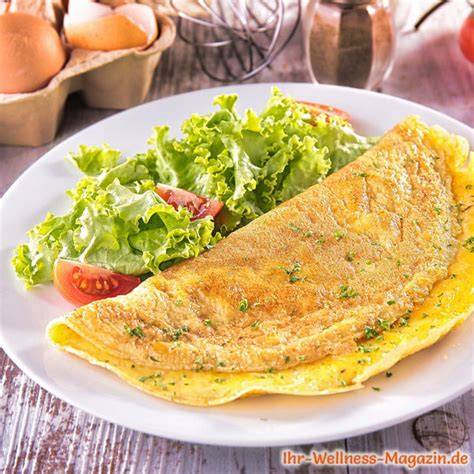 Mediterranes Omelett mit Salat