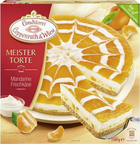 Meistertorte Mandarine-Frischkäse mit Sonnenstrahl-Optik