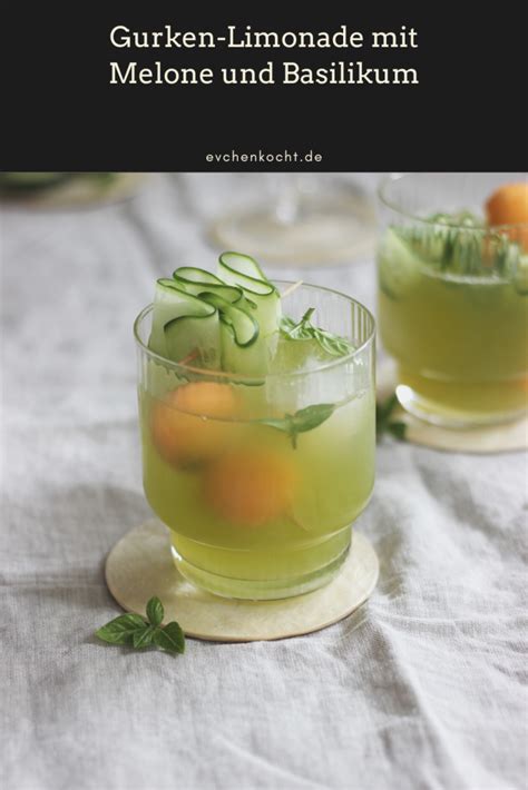 Melone in Kokosmilch mit Basilikum und Limette