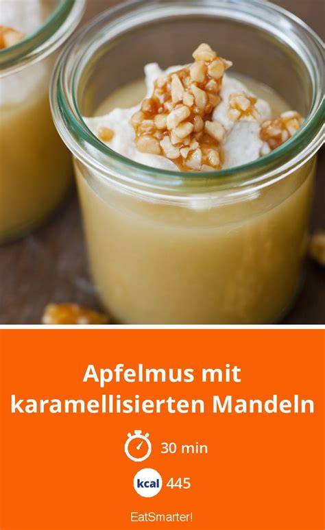 Melonencreme mit karamellisierten Mandeln